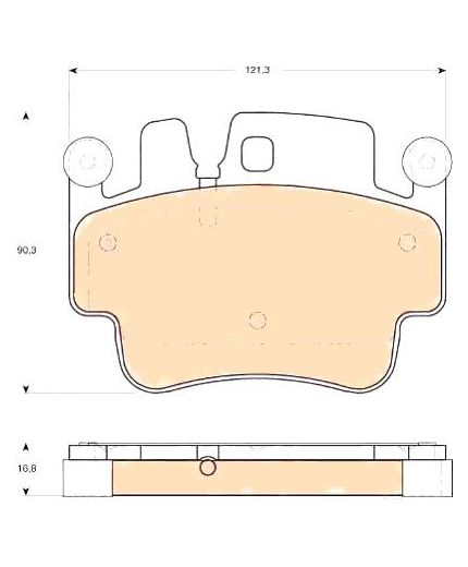 TRW Колодки дисковые Фото 2