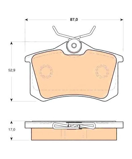 TRW Колодки дисковые задние Фото 2
