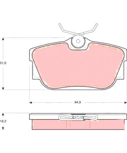 TRW Колодки дисковые Фото 2