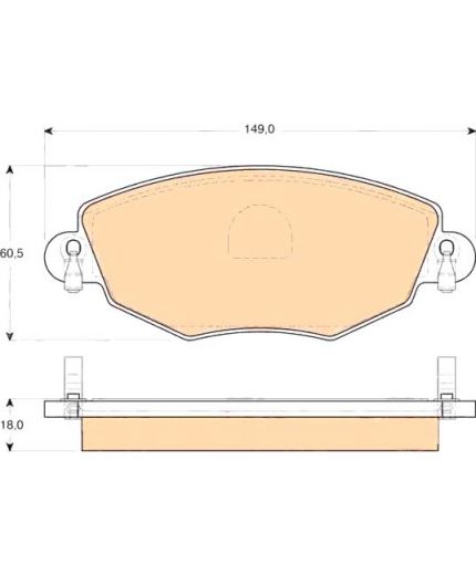 TRW Колодки дисковые Фото 3