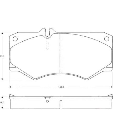 TRW Колодки дисковые передние Фото 2