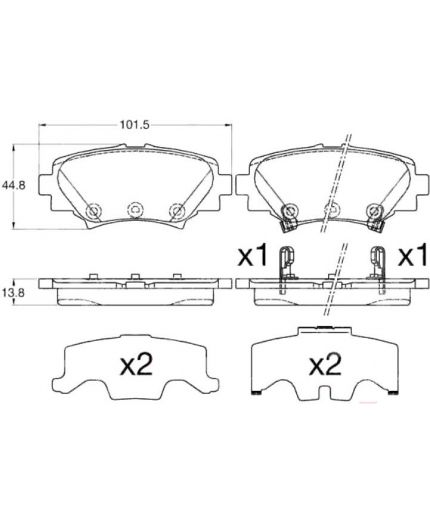 TRW Колодки дисковые Фото 2