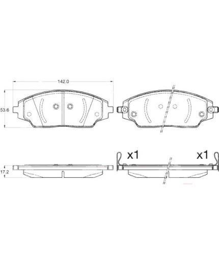 TRW Колодки дисковые передние Фото 2