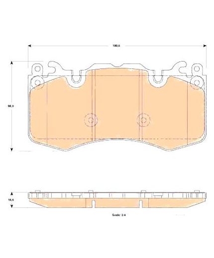 TRW Колодки дисковые передние Фото 2