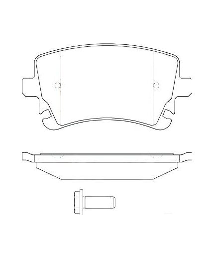 TRW Колодки дисковые задние Фото 3