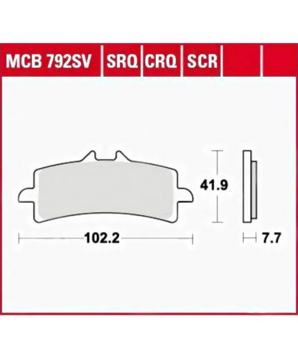 TRW Колодки дисковые передние Фото 2