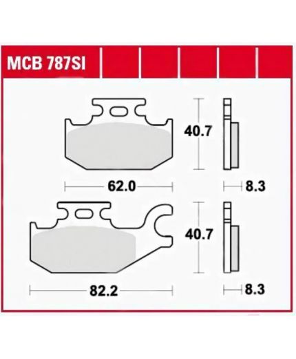 TRW Колодки дисковые передние Фото 2