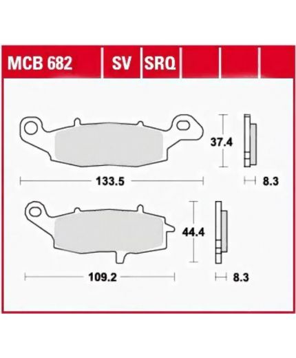 TRW Колодки дисковые передние Фото 2