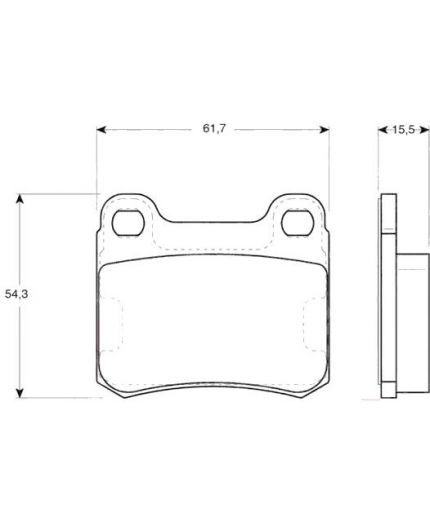 TRW Колодки дисковые задние Фото 3
