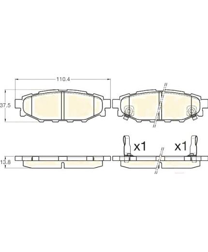 TRW Колодки дисковые Фото 2