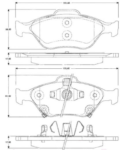 TRW Колодки дисковые передние Фото 2