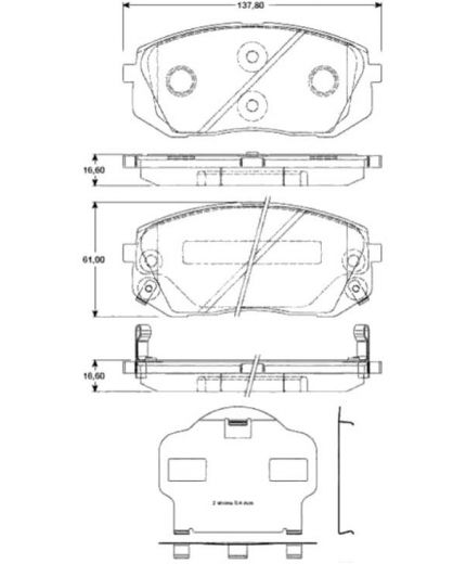 TRW Колодки дисковые передние Фото 3