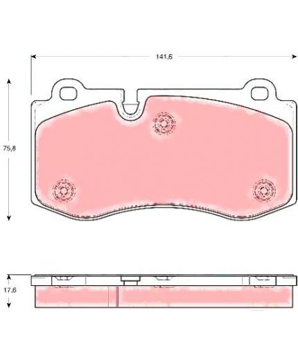 TRW Колодки дисковые Фото 2