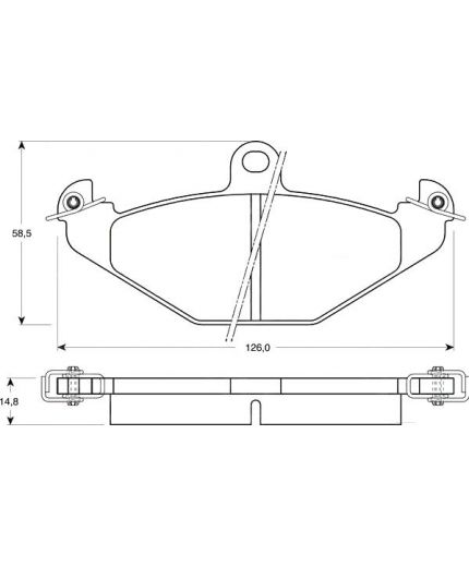 TRW Колодки дисковые задние Фото 2