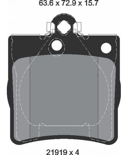 Textar Колодки дисковые Фото 2