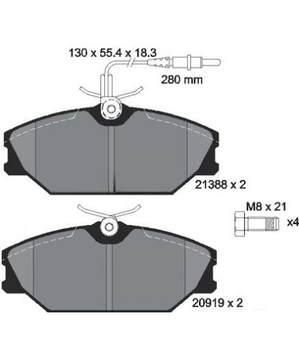 Textar Колодки дисковые передние Фото 2