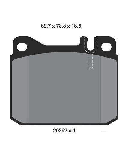 Textar Колодки дисковые