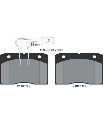Textar Колодки дисковые