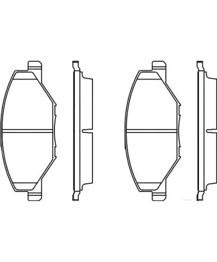 BOSCH Колодки дисковые передние Фото 2