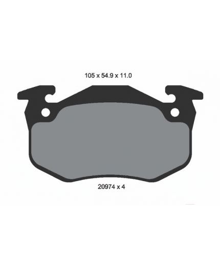 Textar Колодки дисковые задние Фото 2