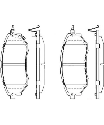 BOSCH Колодки дисковые передние Фото 2