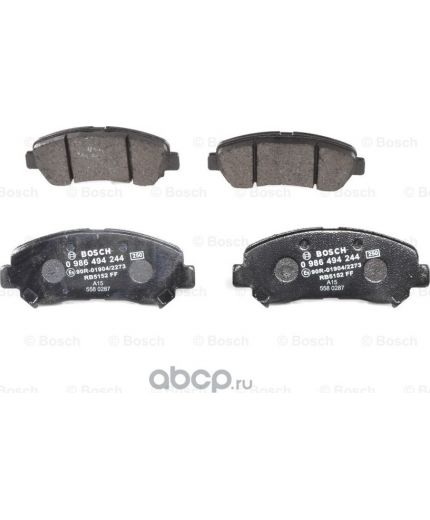 BOSCH Колодки дисковые передние Фото 3
