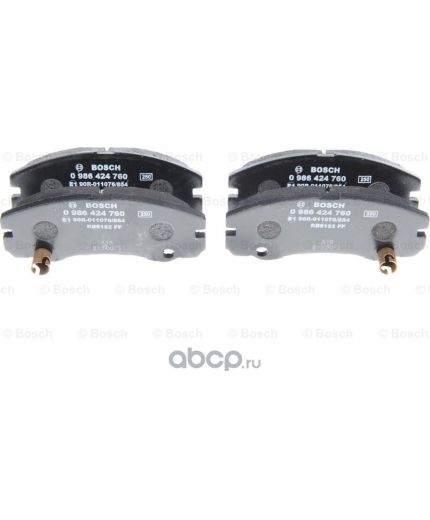 BOSCH Колодки дисковые передние Фото 4