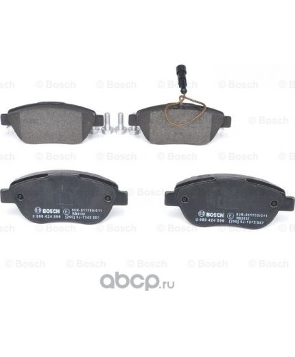 BOSCH Колодки дисковые передние Фото 2