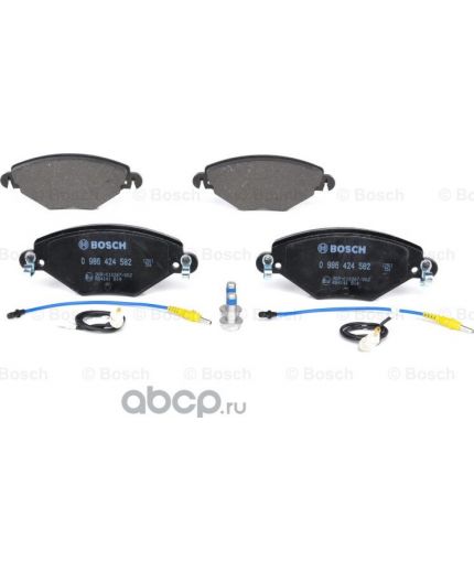 BOSCH Колодки дисковые передние Фото 3