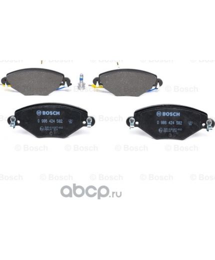 BOSCH Колодки дисковые передние Фото 4