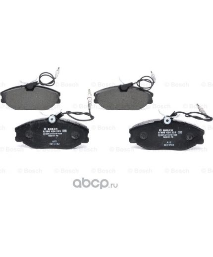 BOSCH Колодки дисковые передние Фото 2