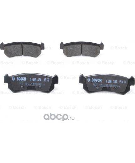 BOSCH Колодки дисковые задние Фото 3
