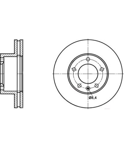ATE Тормозной диск передний Фото 2