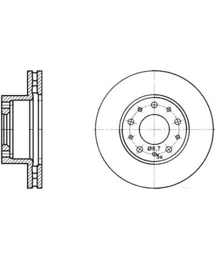 ATE Тормозной диск передний Фото 2