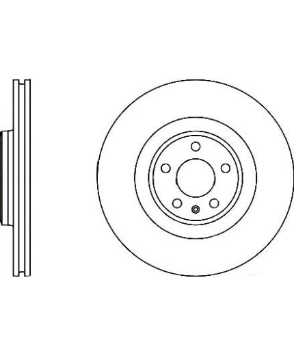 BOSCH Тормозной диск передний Фото 2