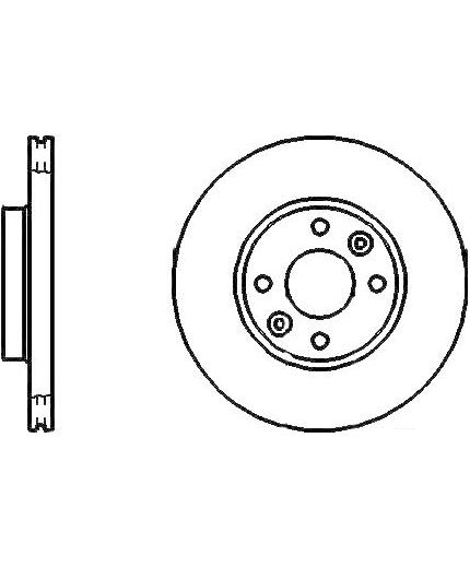 BOSCH Тормозной диск передний Фото 2