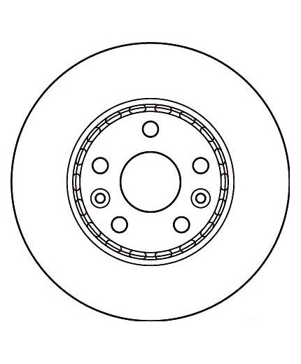 TRW Тормозной диск передний Фото 2