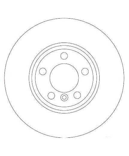 TRW Тормозной диск передний Фото 2
