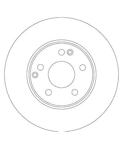 TRW Тормозной диск передний Фото 2