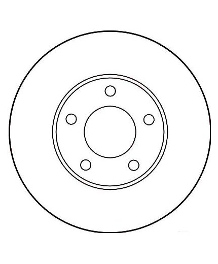 TRW Тормозной диск передний Фото 2