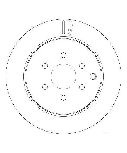 TRW Тормозной диск задний Фото 2