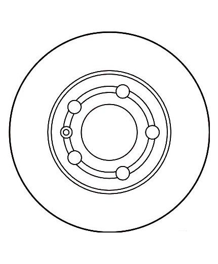 TRW Тормозной диск задний Фото 3