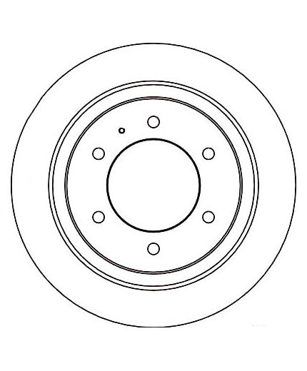 TRW Тормозной диск задний Фото 2