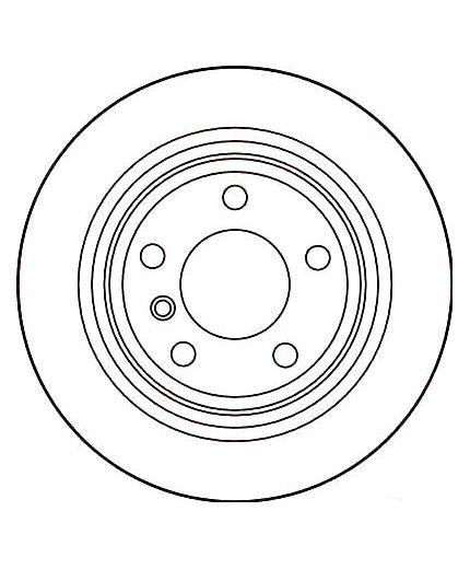 TRW Тормозной диск задний Фото 2