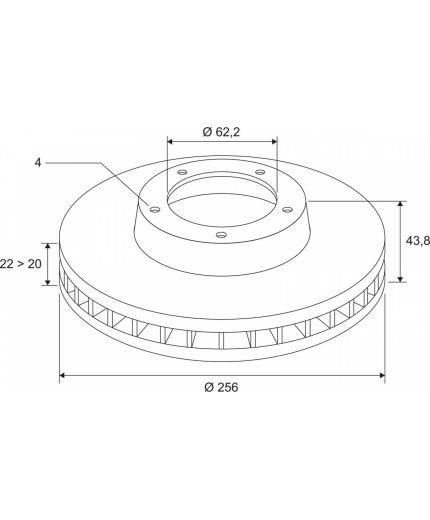 Valeo Тормозной диск передний Фото 4