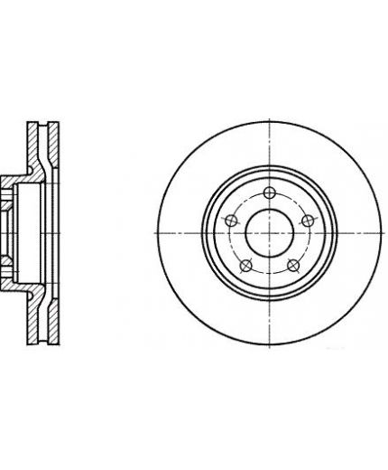 ATE Тормозной диск передний Фото 2