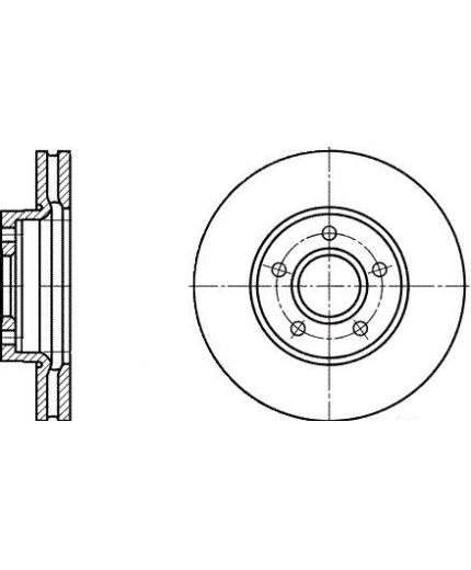 ATE Тормозной диск передний Фото 2