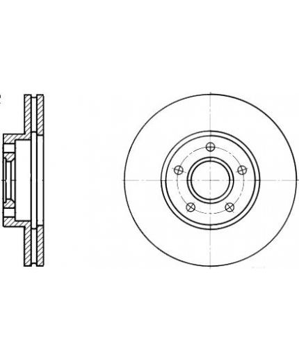 ATE Тормозной диск передний Фото 2