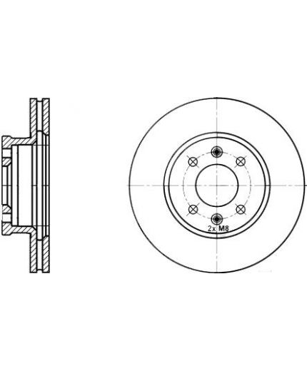 ATE Тормозной диск передний