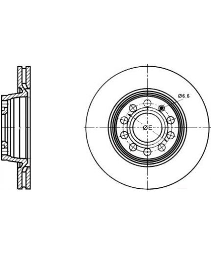 ATE Тормозной диск Фото 2